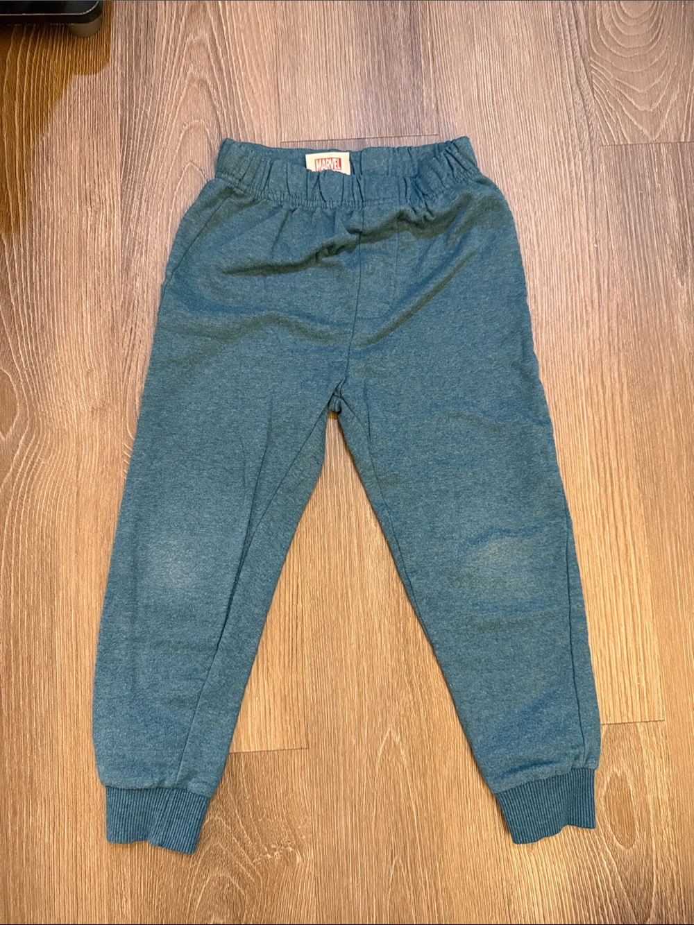 Marvel Kids Teal Sweatpants - Elastic Waist Joggers